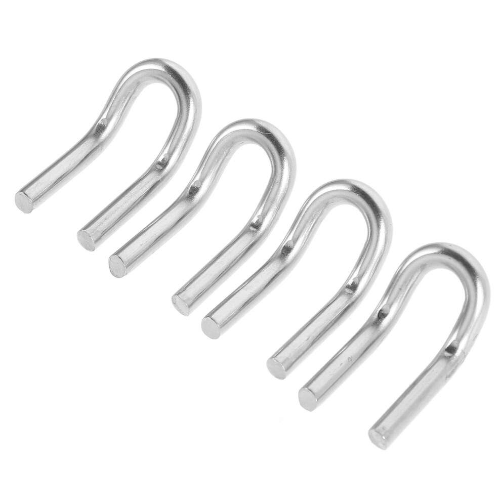 4Pcs Stainless Steel U-Shaped Motorcycle Exhaust Spring Hook 3321439606937