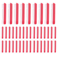 100Pcs White L Size Plastic Safety ID Buckle Badges With Adhesive