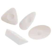 4Pcs White Durable Rubber Drawing Erasers for Artists and Students