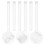 6Pcs Transparent Acrylic Incense Storage Tubes 6