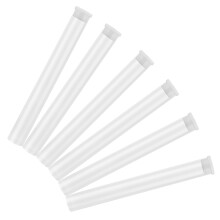6Pcs Transparent Acrylic Incense Storage Tubes