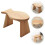 Fish Shaped Wooden Step Stool For Kitchen Bathroom Bedroom 7