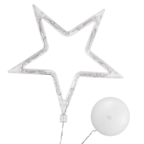 Christmas Lights 10 Led Hanging Window Decor With Suction Cup 2