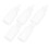 5Pcs Newborn Disposable Milk Bottles For Babies (White) 8