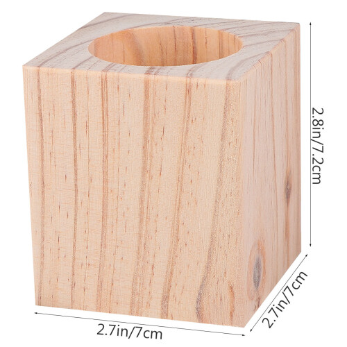 Rehausseurs Bois Pieds Table Protection Marron Clair 2