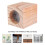 Rehausseurs Bois Pieds Table Protection Marron Clair 4