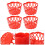 12Pcs Plastic Egg Packing Basket Fruit Storage Holder Hollow Design 3