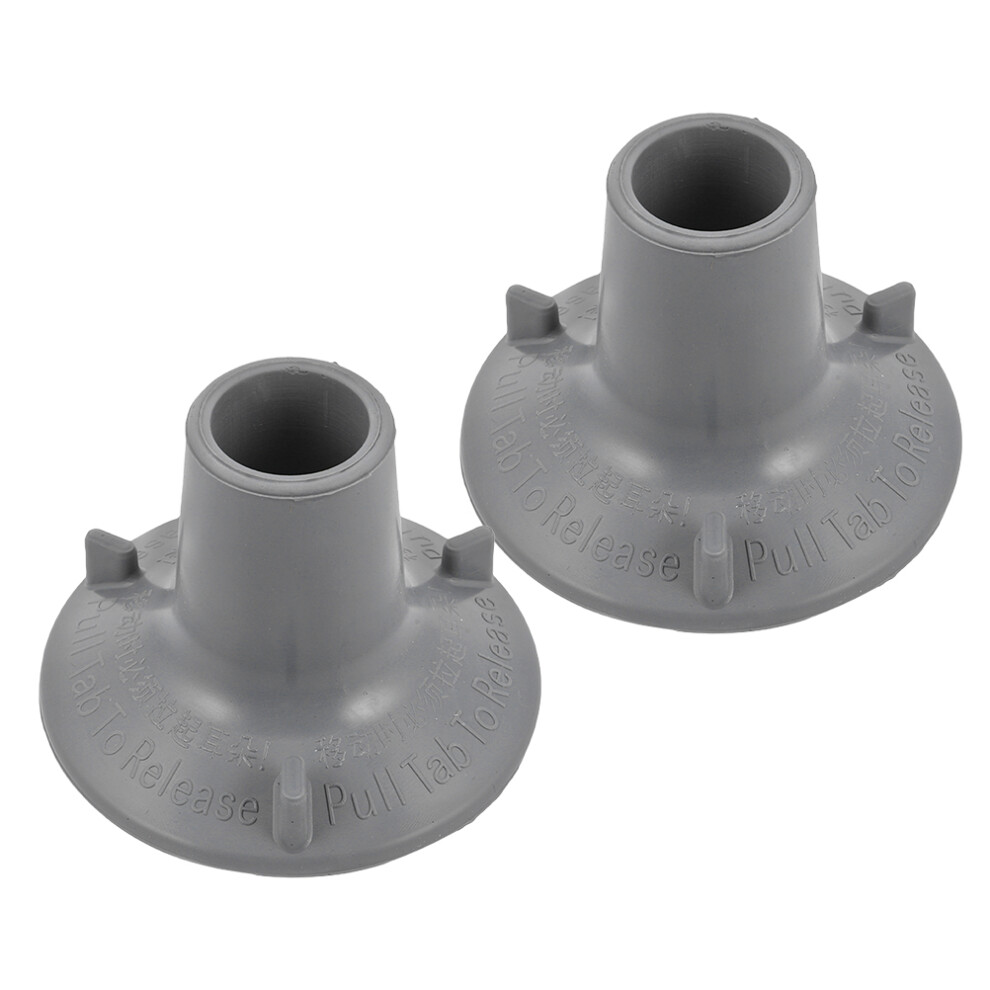Ohphcall 2Pcs Replacement Rubber Feet Caps Non Slip For Bath Seat Shower Chair