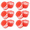 12Pcs Plastic Egg Packing Basket Fruit Storage Holder Hollow Design 6