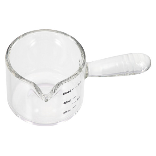kaffeeglas mit , coffeetasse, espressomessbecher, spitz zulaufend 2