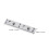4Pcs Square Corner Round Nail Thickened Bed Hinge Connector Silver 2