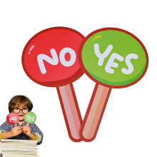 Classroom Voting Signs Portable Yes No Paddles Handheld Paddles Reusable True False Paddles For Teacher Student