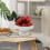 Ceramic Footed Fruit Tray High Base Dessert Display Stand 10