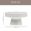Ceramic Footed Fruit Tray High Base Dessert Display Stand 2