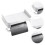 Roll Paper Holder Waterproof Wall Shelf Durable Bathroom Storage Grey 10