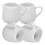 4 pcs mini ceramic milk jugs with handle for kitchen sauce creamer use 1