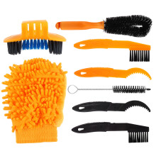 8 Pcs Bike Cleaning Brush Set For Chain Tire Sprocket Wheel