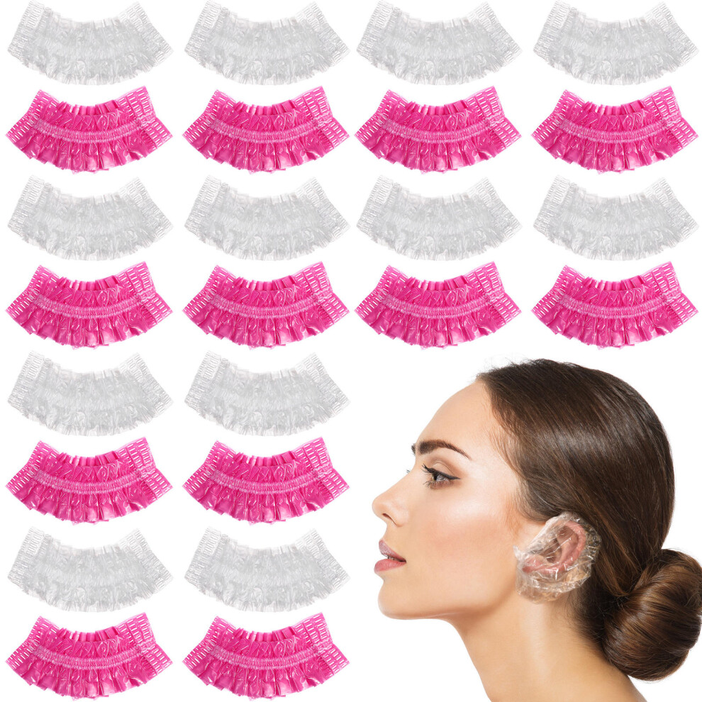 Vaguelly 200 Pcs Disposable Ear Covers For Shower And Hair Dye Bathing