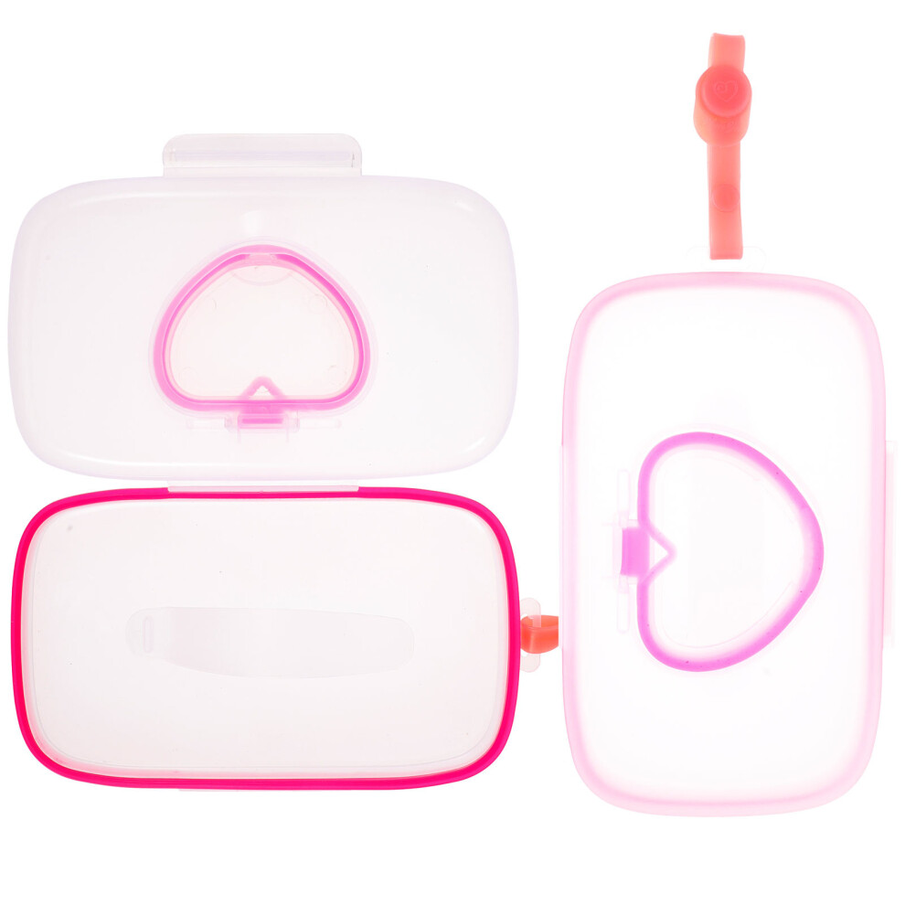 2Pcs Portable Baby Wipes Dispenser Storage Box Ohphcall