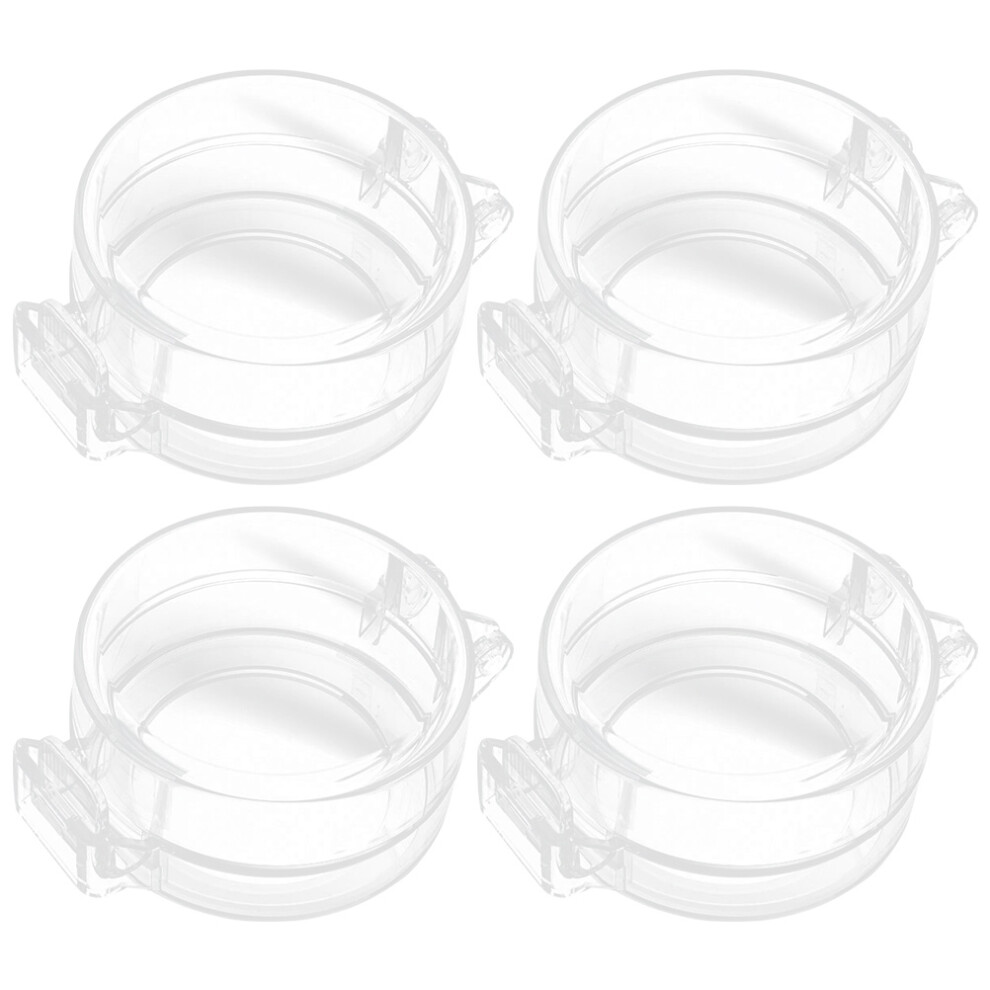 4Pcs Child Proof Door Lock Cover For Baby Safety Protection Vaguelly