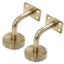 2Pcs Handrail Wall Mounted Brackets Support Holder