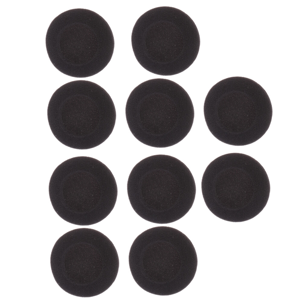 10Pcs Sponge Headset Covers Replacement Earpads For Earphones Black 3321439641778