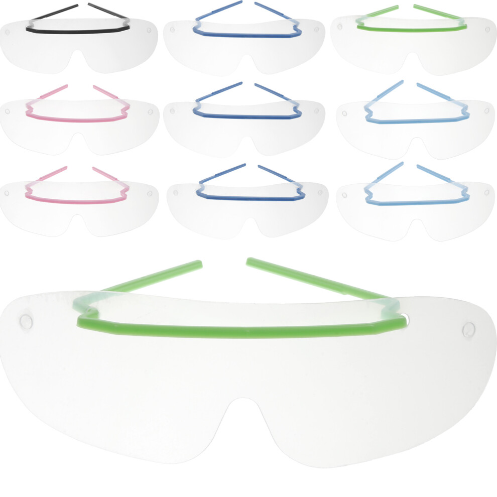 10Pcs Disposable Goggles Protective Eye Mask Windproof For Men Women 3321439636446