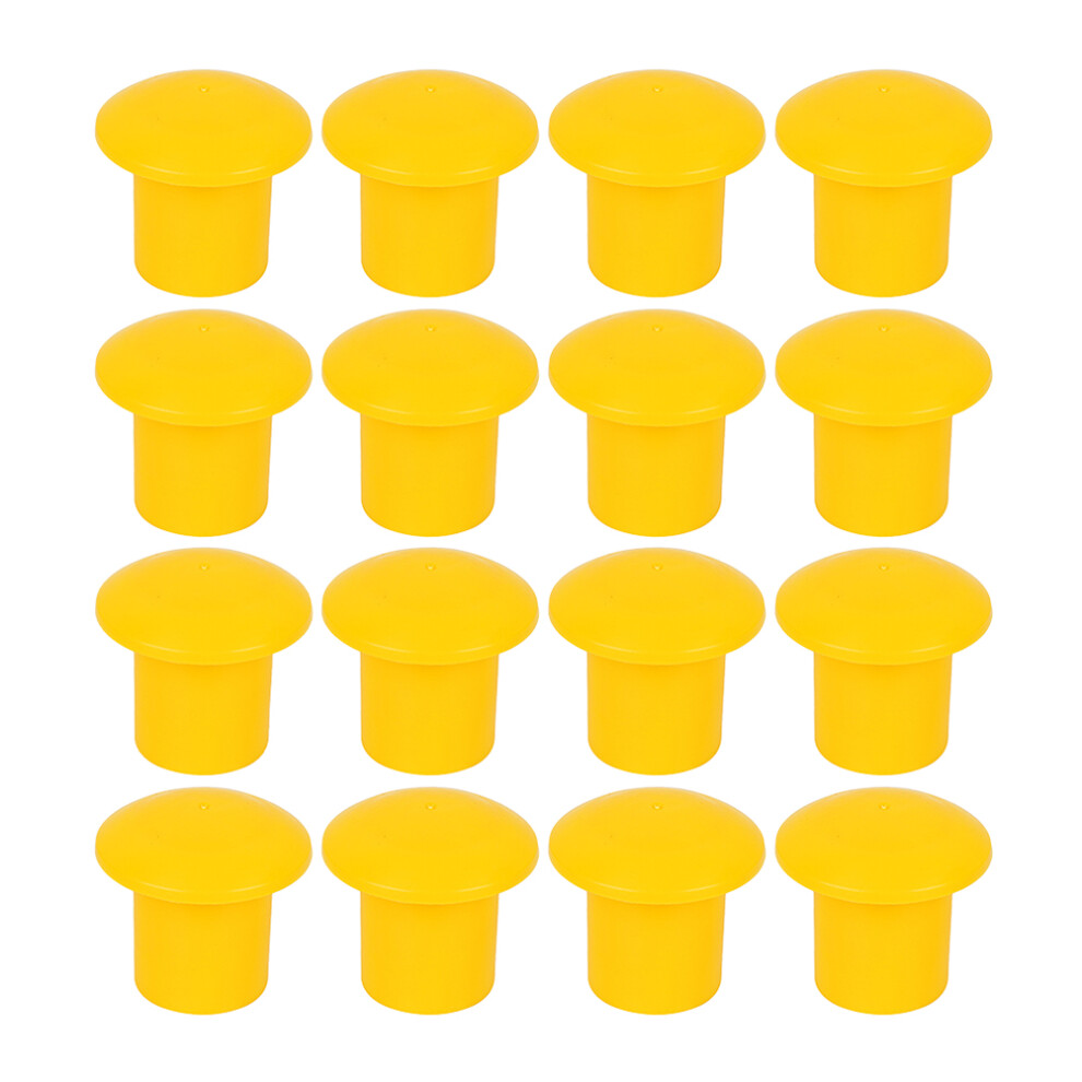 60Pcs Plastic Rebar Safety Caps Mushroom Protector For Construction 3321439663107