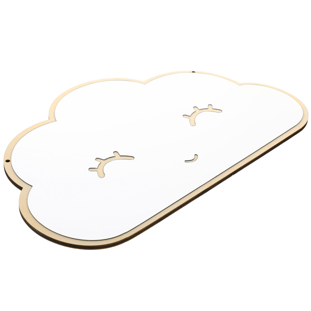 1Pc Children Room Acrylic Cloud Mirror Wall Sticker Vaguelly