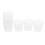 20Pcs 30Ml Transparent Plastic Measuring Cups For Liquids 6
