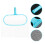 Small Swimming Pool Scoop Net Pond Cleaning Net Portable Cleaning Tool 8