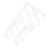 4Pcs Professional Patchwork Rulers For Clothes Sewing Simple Plastic 7
