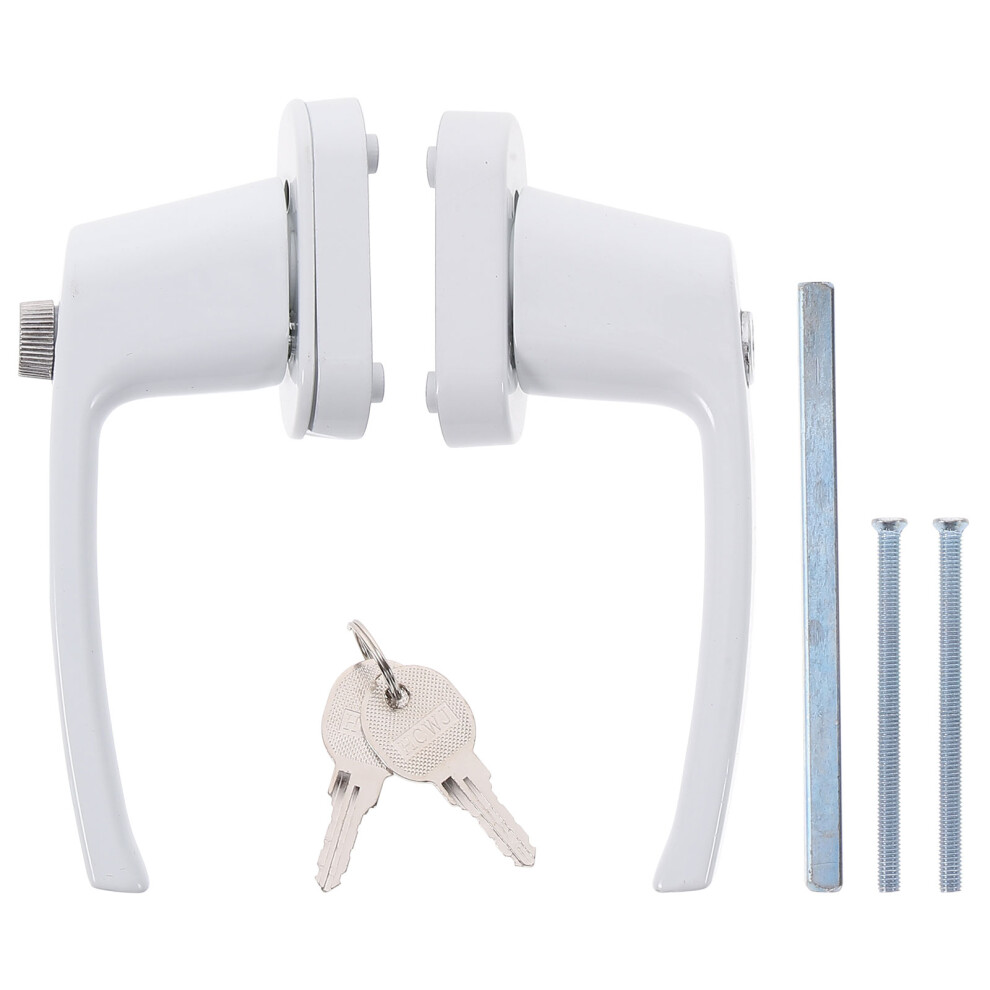 Two-End Lever Lock Solid Thickened Crank Handle With Keys 3314207577034