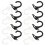 400 Pcs Simple Sock Hanging Hooks For Practical Sock Display 5