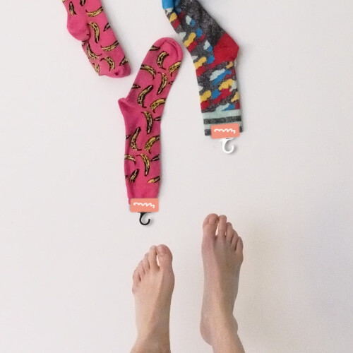 400 Pcs Simple Sock Hanging Hooks For Practical Sock Display 1