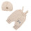 Newborn Knitting Hat And Suspender Outfit Set 9