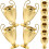 10Pcs Chic Desktop Trophy For Competition And Company Activity 5