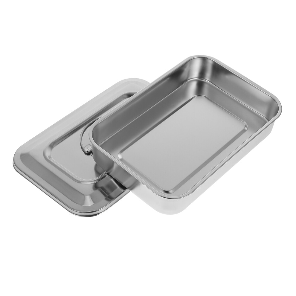 Happyyami Stainless Steel Square Box Sterilization Tray Sterilizer With Lid