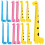 30Pcs Cartoon Giraffe Shape Plastic Rulers (Random Style) 1