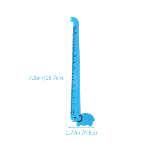 30Pcs Cartoon Giraffe Shape Plastic Rulers (Random Style) 1
