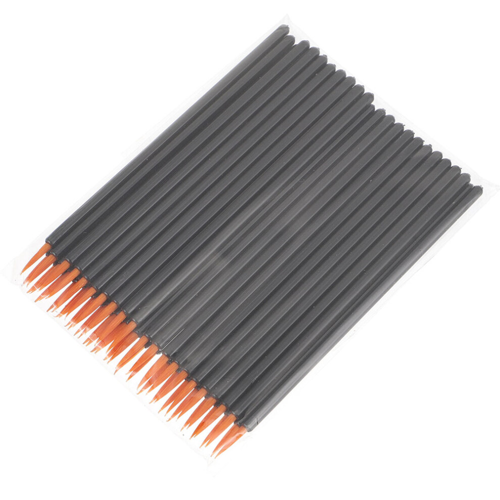 Happyyami 100Pcs Disposable Eyeliner Brush Artificial Fiber Makeup