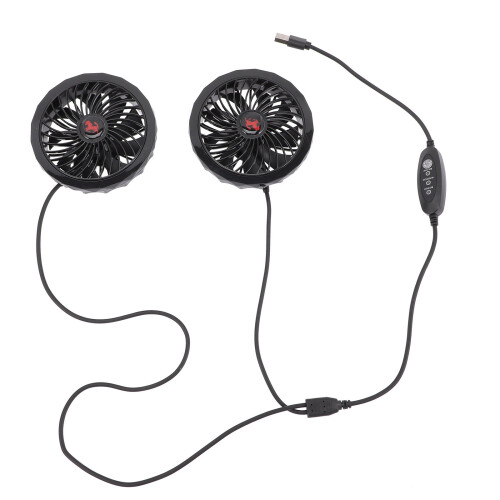 1 Set Cool Vest With Usb Powered Adjustable Cooling Fan For Workwear