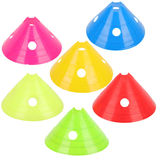 6Pcs Plastic Football Training Hurdles For Flexibility Racks