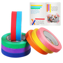 8 Rolls Colored Masking Tape For Diy Painting And Labeling