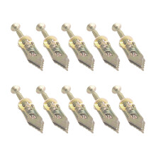 10 Pcs Drywall Anchors Self Tapping Screws For Plasterboard Fixing