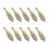 10 Pcs Drywall Anchors Self Tapping Screws For Plasterboard Fixing 1