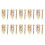 10 Pcs Drywall Anchors Self Tapping Screws For Plasterboard Fixing 2
