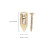 10 Pcs Drywall Anchors Self Tapping Screws For Plasterboard Fixing 6