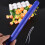 Rubber Care Chain Posted Rear Fork Protector With Stickers Blue 3
