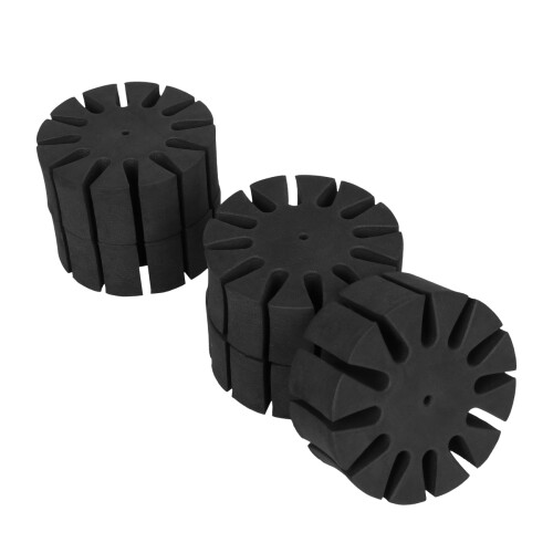 5Pcs Eva Sponge Arrow Separator Round Rack Holder For Archery Black